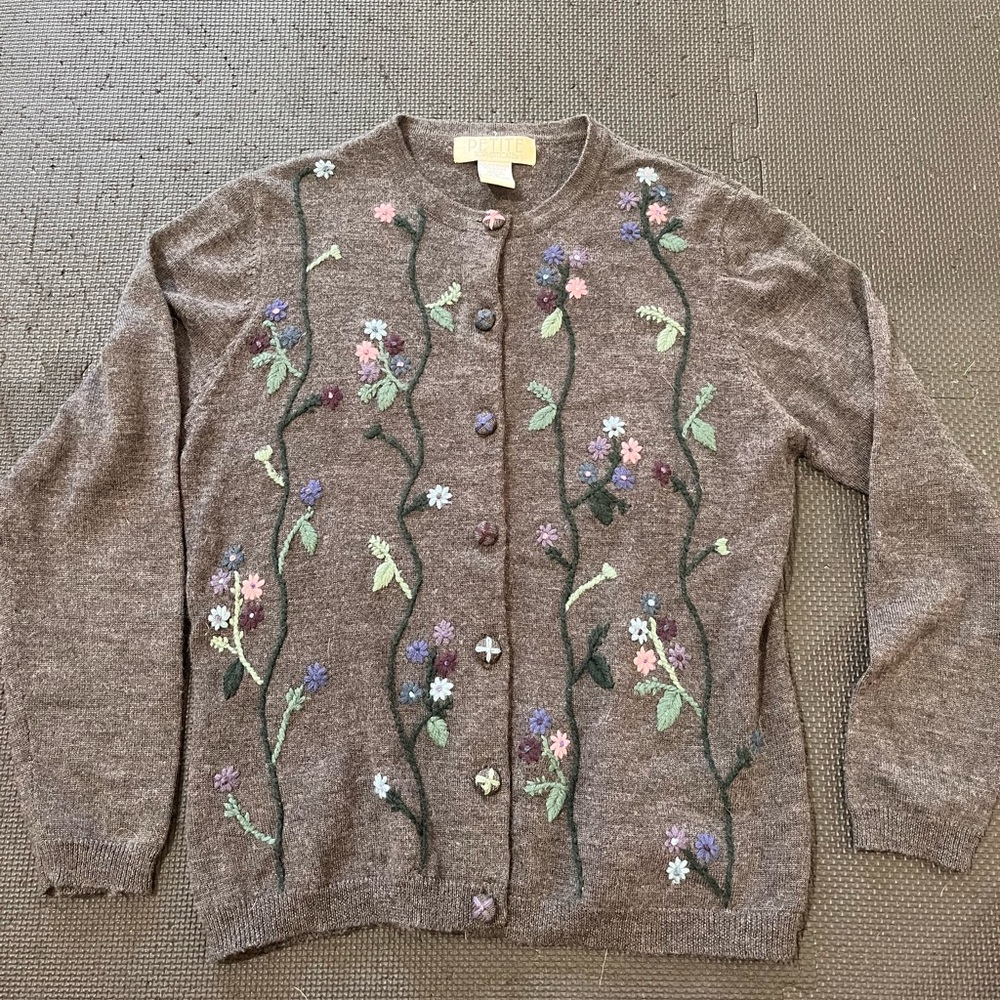 Vintage knit cardigan